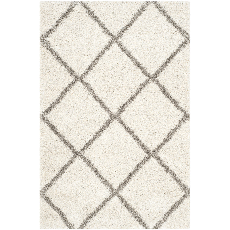 Hudson Geometric Area Rug, Rectangle 122 x 183 cm, Plush 5cm