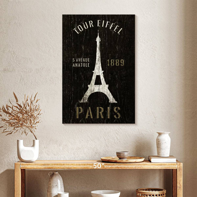 Aime Refurbished Eiffel Tower, 36" H x 24" W