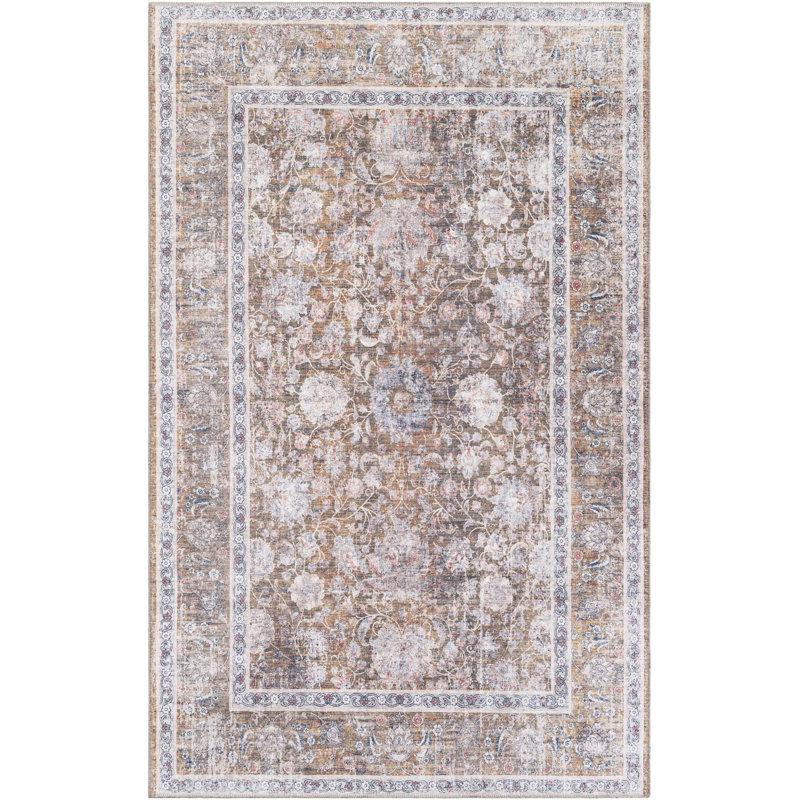 Tapis Samarth Thorine, Rectangle 5 pi 1 po x 8 pi, Or