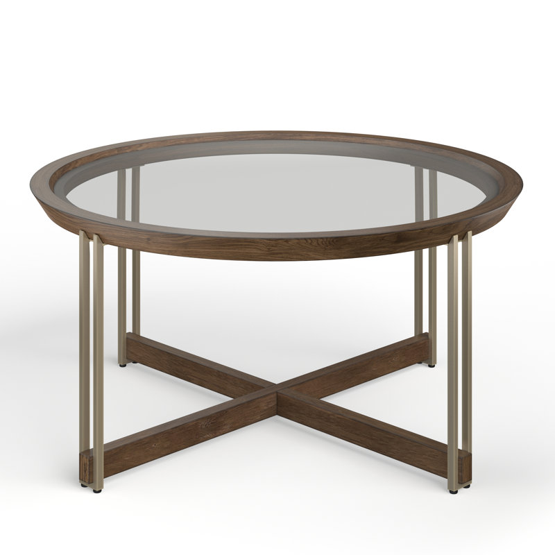 Glass Top Single Coffee Table