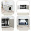 TRIXIE XL Furniture Style Litter Box Enclosure and Pet Home, Hidden Cat Litter Box-43444861
