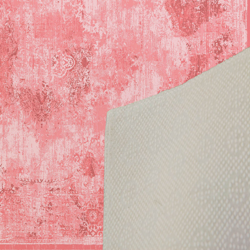 Stylish Woven Carpet, 5.6 x 7.5 Feet, 100% Polyester, 0.3 in Pile Height | Antibacterial, Non-Slip PVC Felt Dot Underside, Machine Washable | 3D Digital Printing, Durable & Easy to Maintain - Perfect for Any Room
