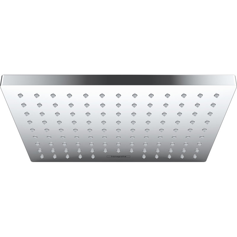 hansgrohe Vernis Blend Showerhead 200 1-Jet, 1.5 GPM, Square, Matte Black