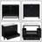 36 Inch. Black Bathroom Vanity With Ceramic  Sink   | Double Storage Shelves & Divided Drawer | Soft-Close Doors | Bathroom Cabinet With Ample Storage  | Solid Wood Frame-1674478606