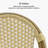 Patio Bamboo Print Finish Bar Stools With Rattan Back (Set Of 2)-50490721-50490722