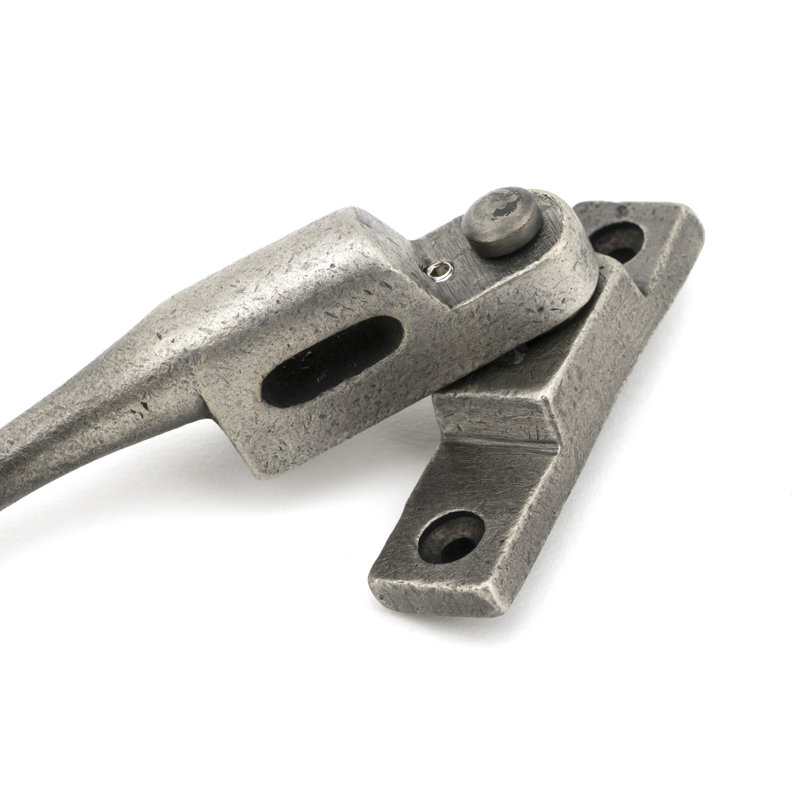 Night-Vent Peardrop Fastener Lock, Antique Pewter