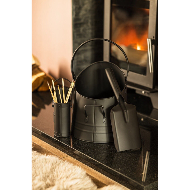 Allem Steel Fireplace Tool Set