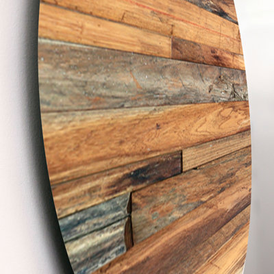 " Brown Wood Texture " 3 - Pieces