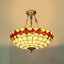 Luminaire suspendu de style lustre Tiffany E26