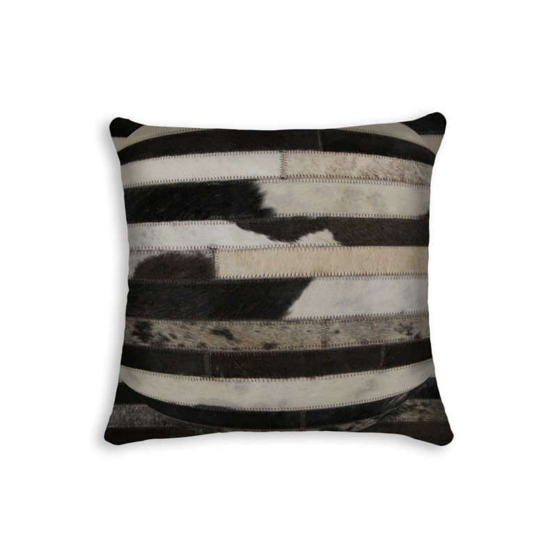 Throw Pillow, Black/Beige/Brown
