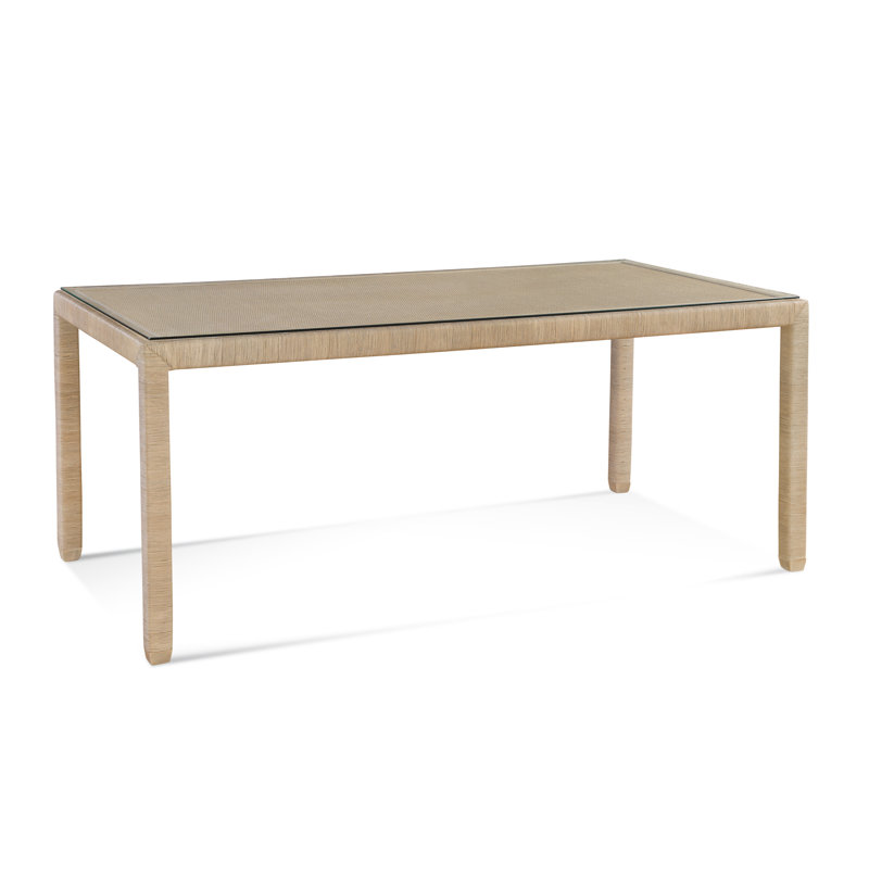 Pine Isle Glass Dining Table, Willow