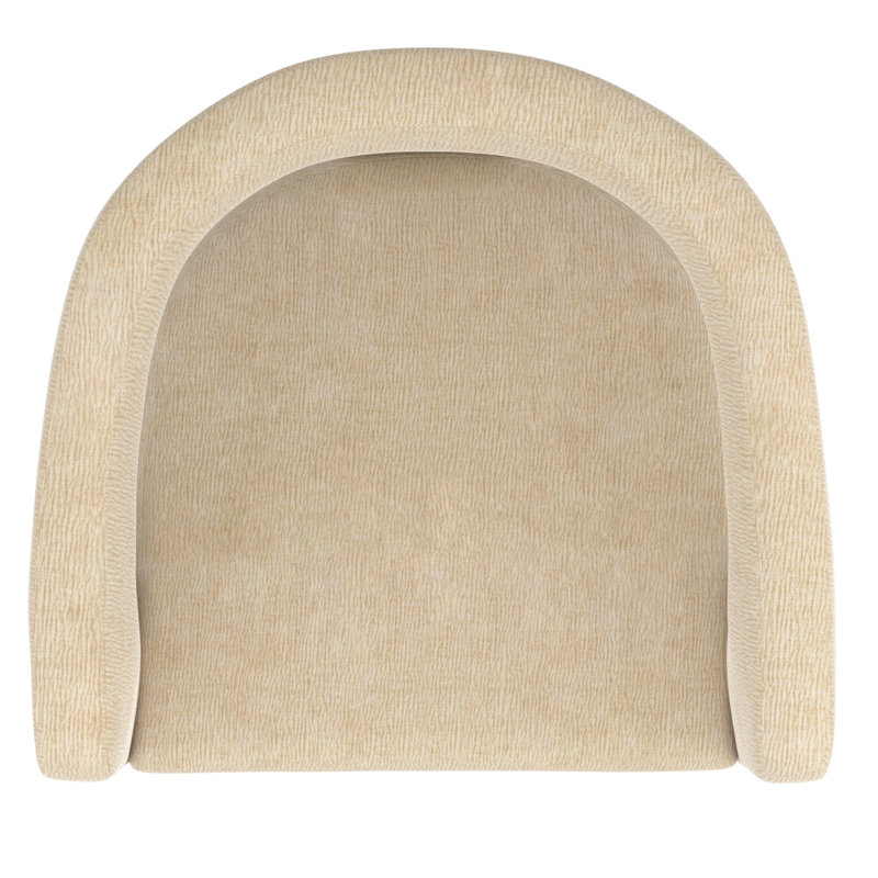 Modern Fabric Dining Chair, Set of 4, Beige