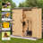 5 ft. H x 4 ft. W Solid Wood Lean-To Storage Toll Shed