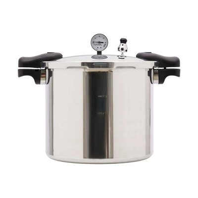 23-Quart Aluminum Alloy Pressure Canner Cooker 90kPa Safety Valve