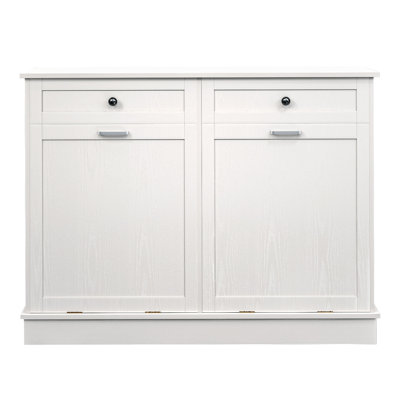 Double Tilt Out Trash Kitchen Cabinet