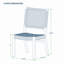 Chaise d'appoint pour l'extérieur Botello