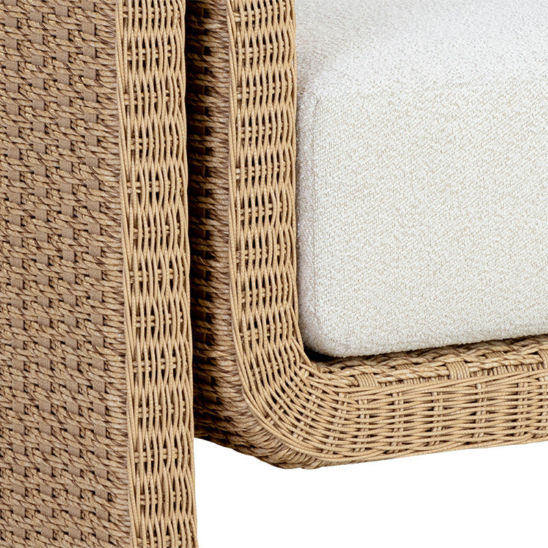 Edid Outdoor Lounge Chair, Brown
