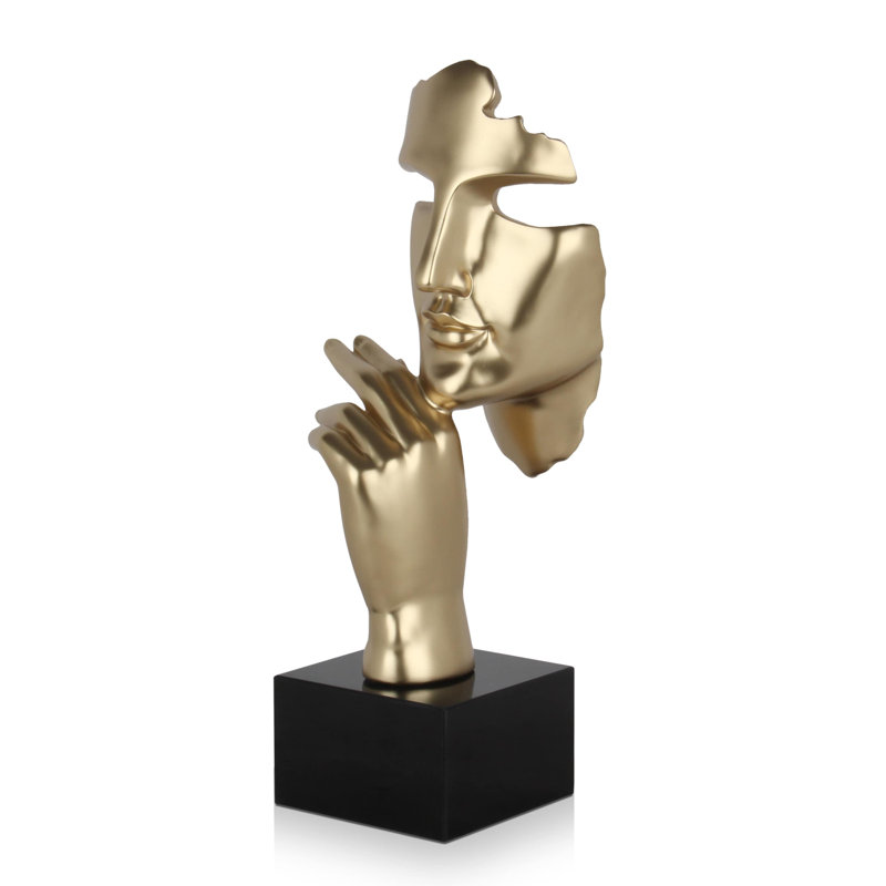 Aagna People Figurines & Sculptures, Gold