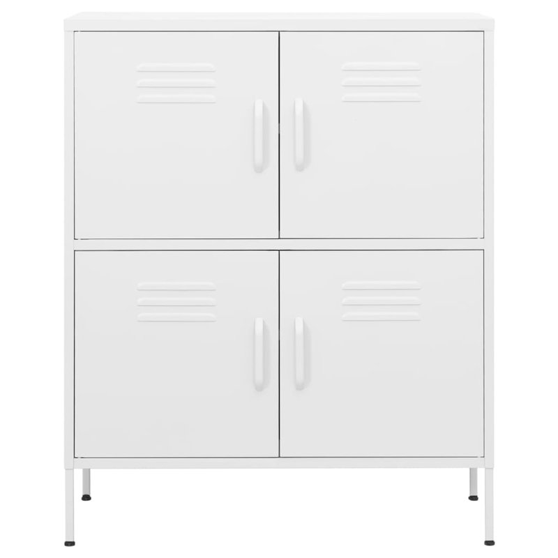 Classeur autoportant avec tablettes pour le bureau, White