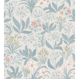 Huset I Solen Floral Wallpaper Roll by Carl And Karin Larsson