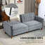 Azziah 2 Seater Polyester Sofa Bed-1124206720