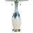 Ceramic Table Lamp - Ceramic Wave - White Shade