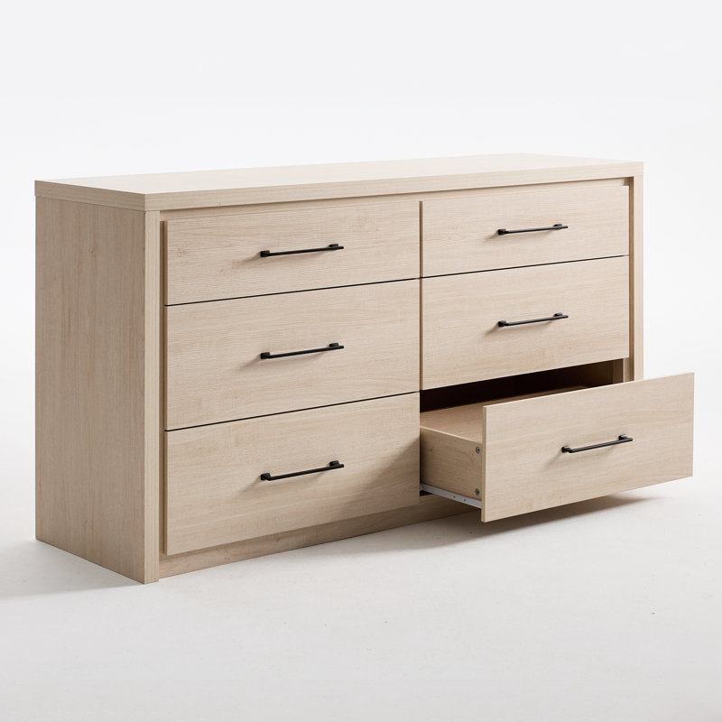 Commode Winslet, Ivoire / blanc / noir