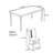 High quality solid wood large table set-111034403