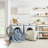 Machine Washable Cotton Blend Area Rug in Blue-1223530252