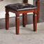 Ensemble de meuble-lavabo luxueux Majestic Classic couleur cerise avec tabouret 3 tiroirs de rangement 1 pièce