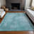Premium Machine Washable Prisco Aqua Rug-16262333