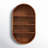 Minx 3 Piece Oval Mango Accent Shelf-266877263