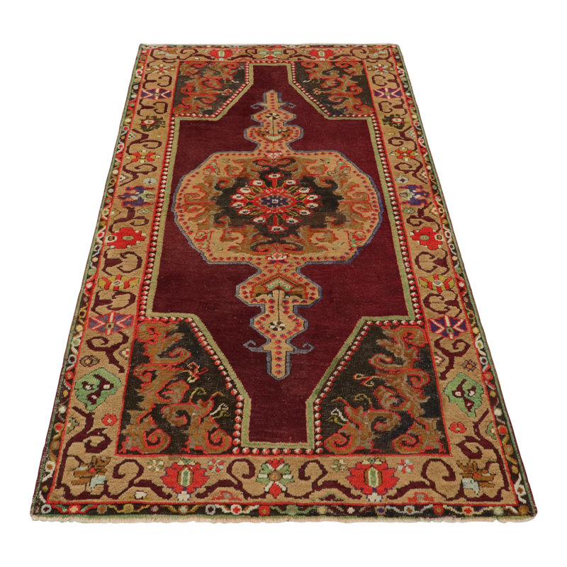 Oushak One-of-a-Kind Rectangle 3'7" X 6'5" Hand Knotted Area Rug
