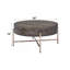 Table basse Weyton brun clair et champagne