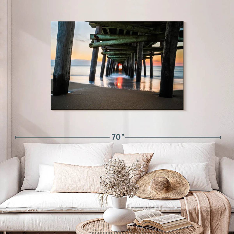 Aletra ci-dessous Virginia Beach Pier, H 30 po x l 45 po