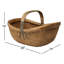 Panier vintage en osier de saule