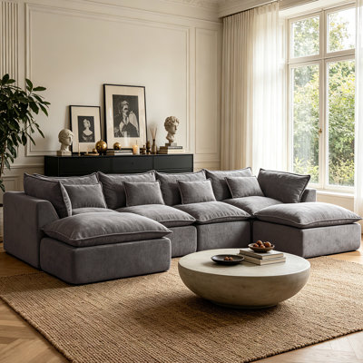 Canapé modulaire en forme de U de Boneless