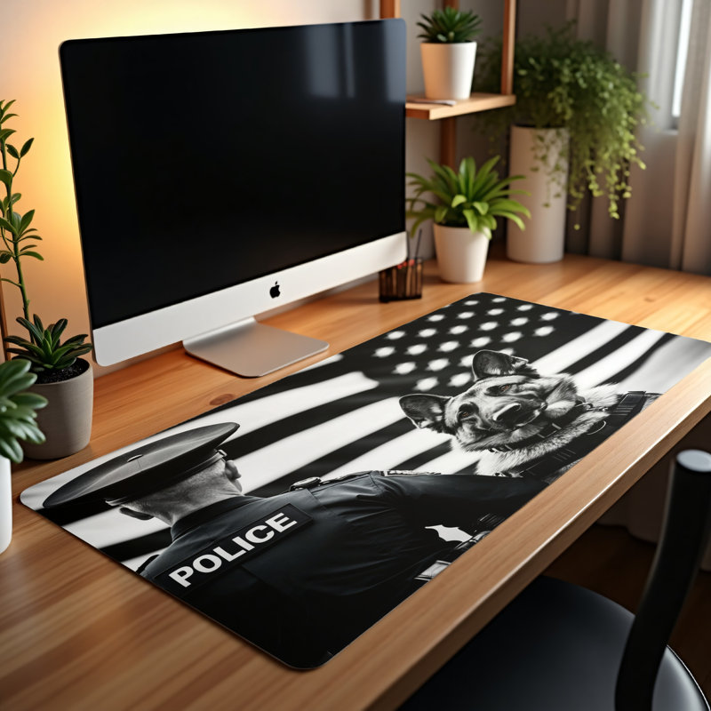 Polyester Desk Pad, 14.4x12.1