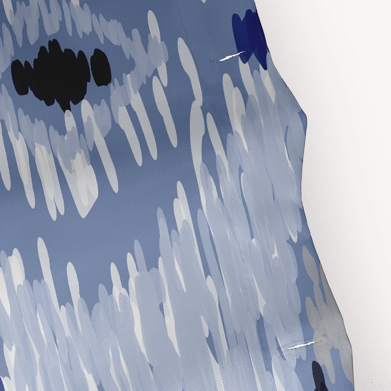 Geometric Shower Curtain, Dust