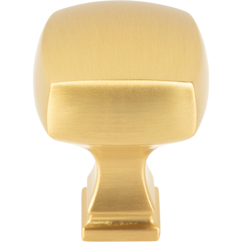 Audrey Square Knob, Brushed Gold