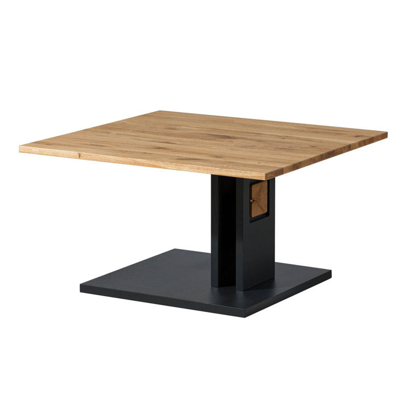KITZBÜHEL Solid Wood Coffee Table with Storage
