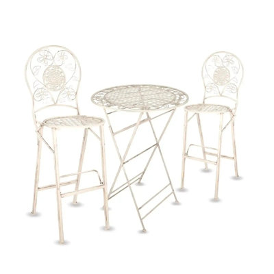 Barcelona Bistro Set 32" Table & 2 Barstools by Chivari