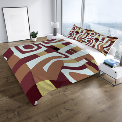Polyester Abstract Duvet Cover