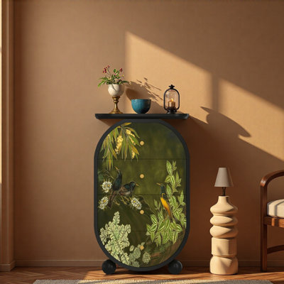 Armoire de rangement rétro à quatre tiroirs de style français