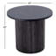 Jimmy Black Ash Round End Table
