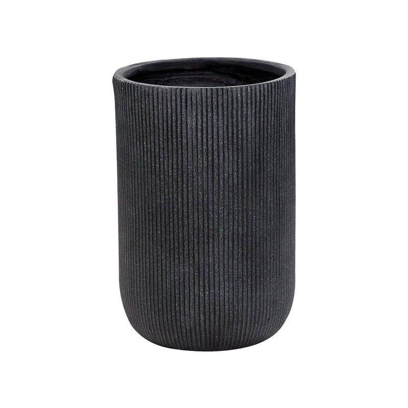 Dancourt Pot Planter, Black, 56cm H x 37cm W x 37cm D