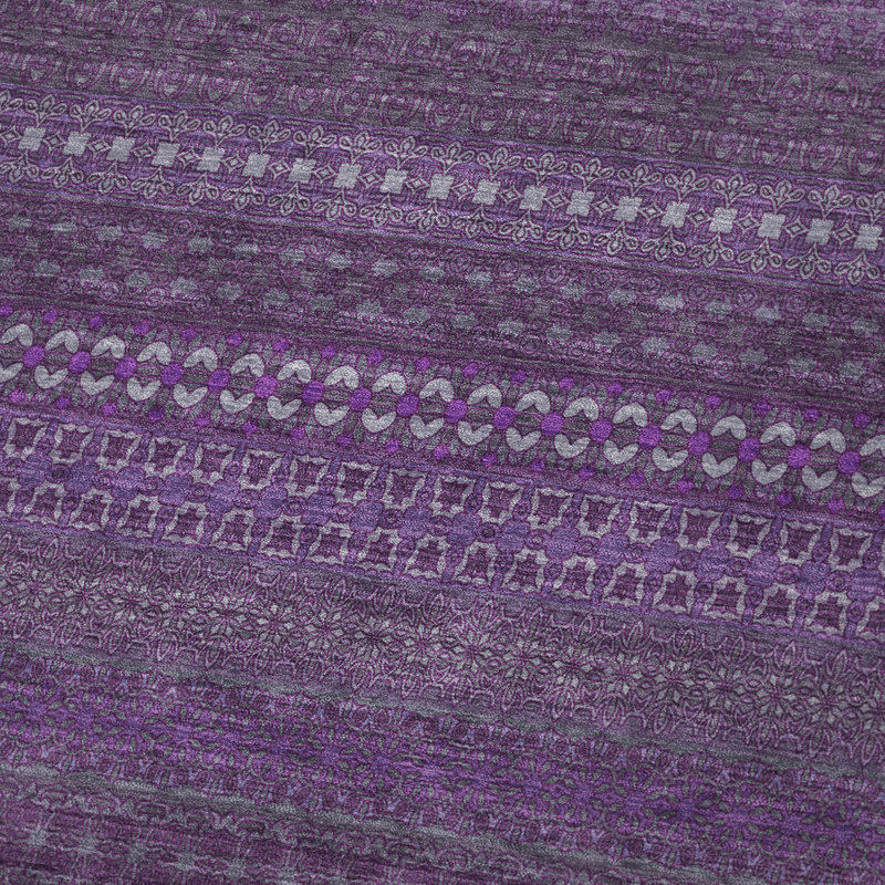 Jeté en sherpa Addison, Aubergine