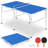 Foldable Ping Pong Table, Small Size 60" X 30" Portable Table Tennis Table With 2 Paddles, Game Net And 2 Balls-103491102