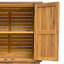Armoire d'extérieur à lattes, armoire d'appoint