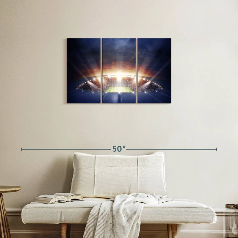 Lumières du stade de football Sireci, H 20 po x l 33 po
